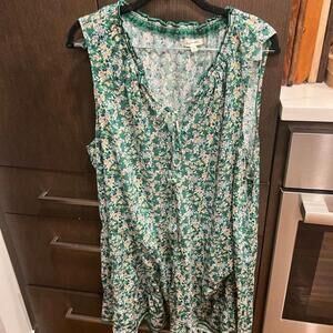 Max Studio floral tunic dress‎ size 2XL